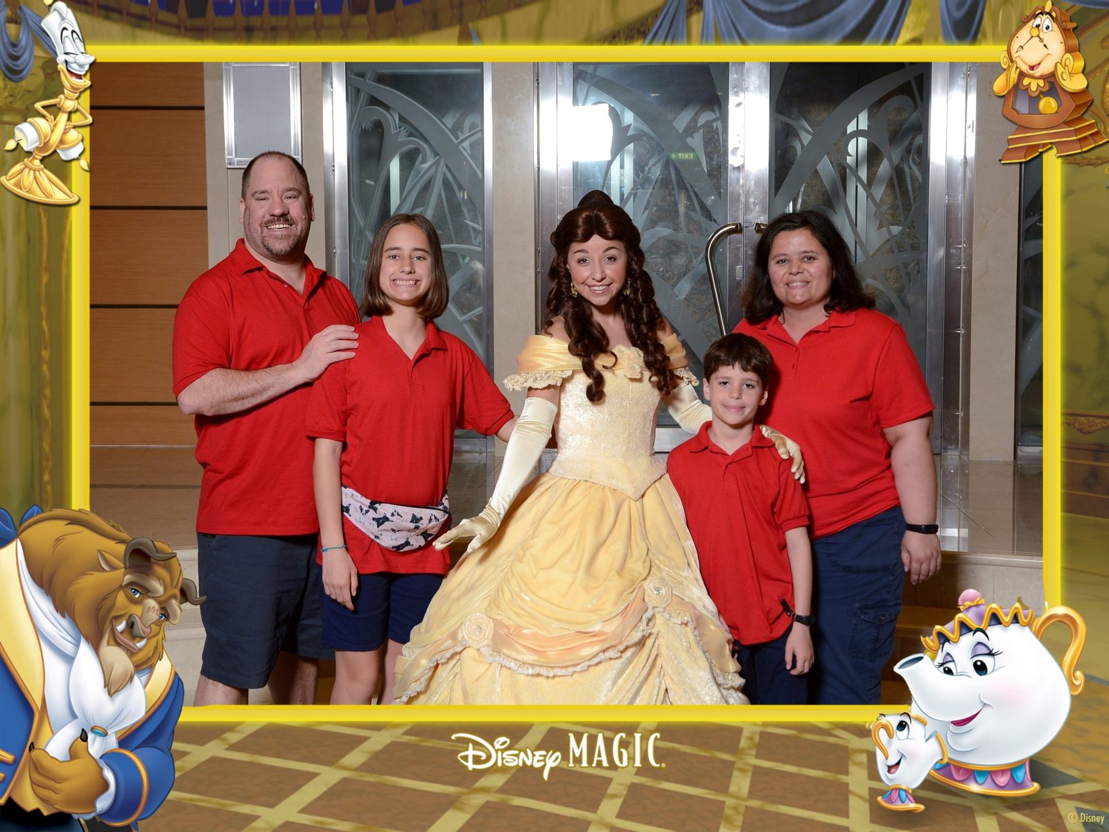 Meeting Belle at the Princess Gathering