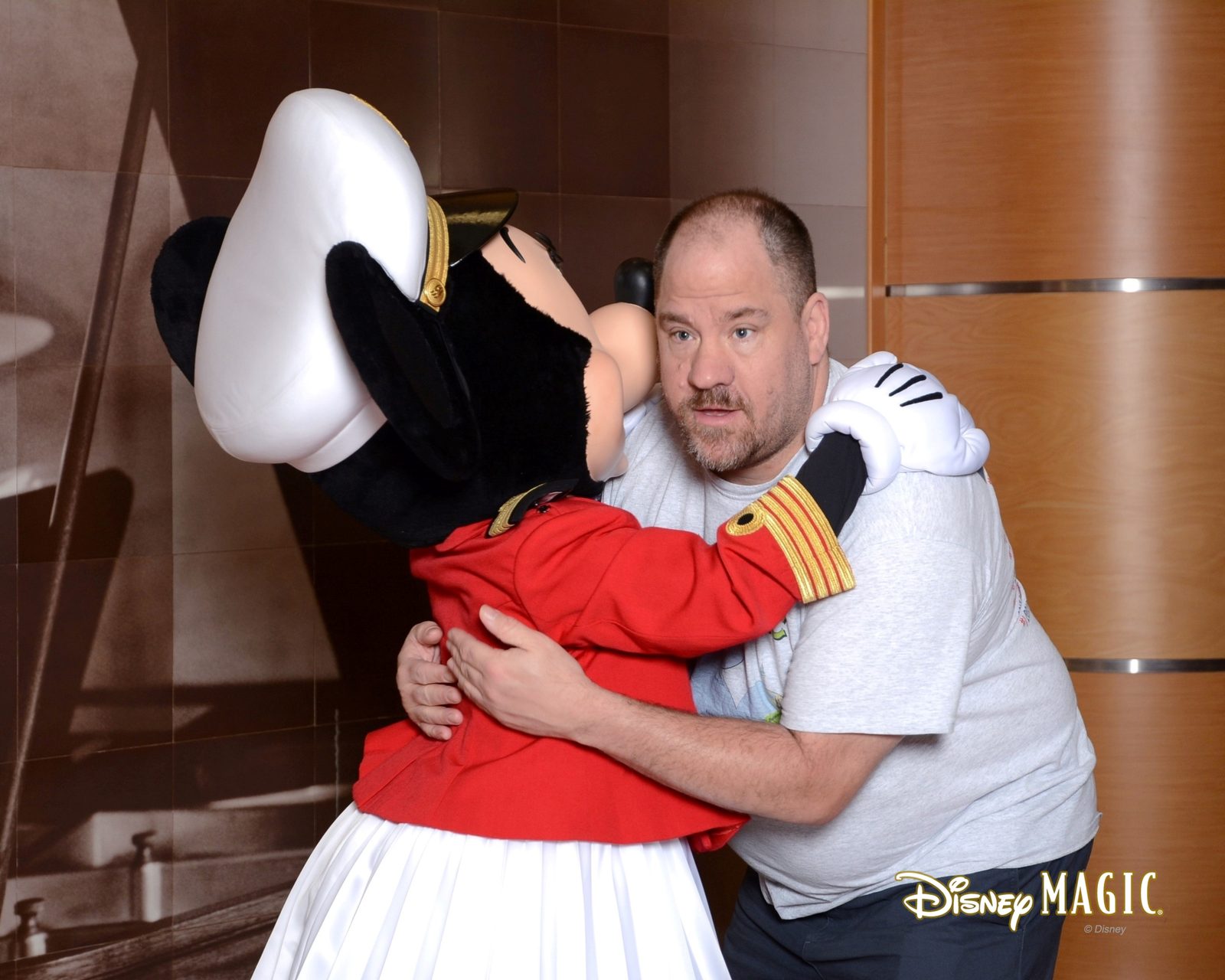 Me and Minnie dressed as captain