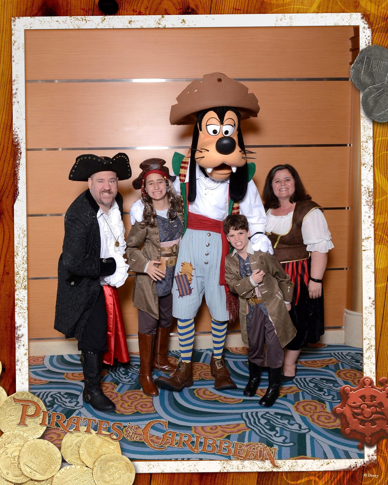 Goofy turns pirate for the day with us