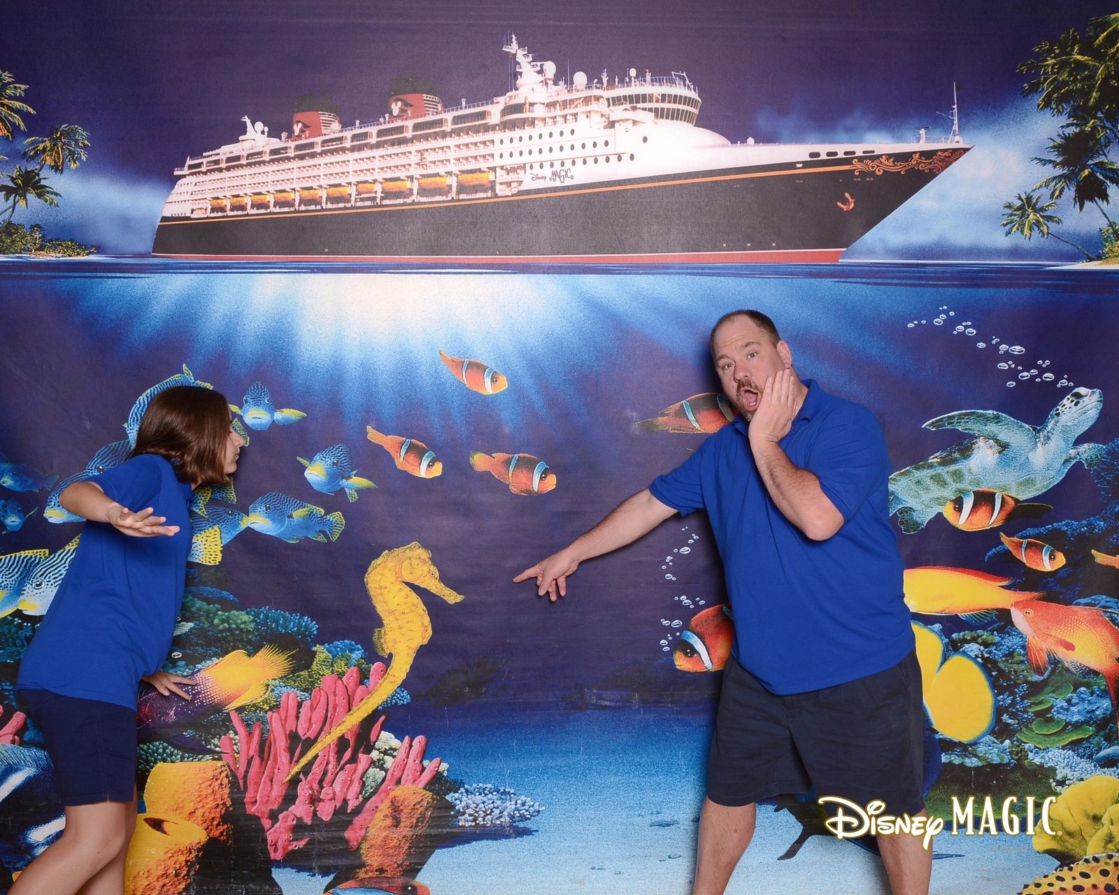 Kathy and me, still docked that night