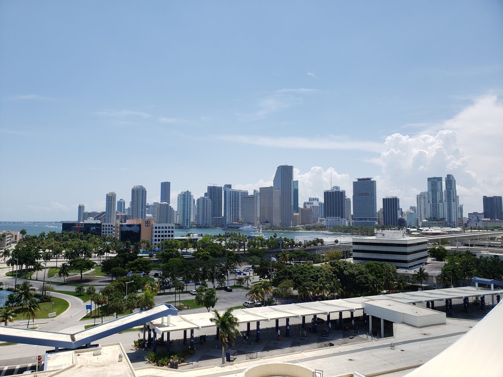 Miami from the Disney Magic before we sailed