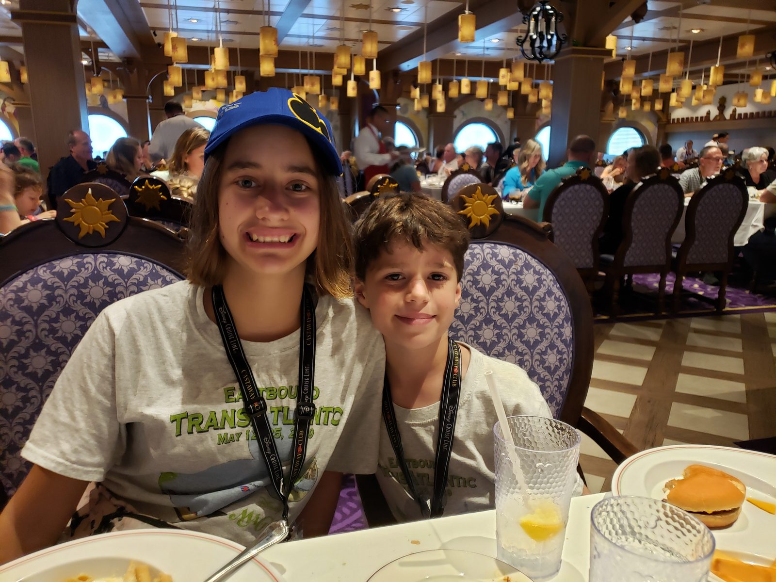 Thomas and Lisa at dinner, table 22