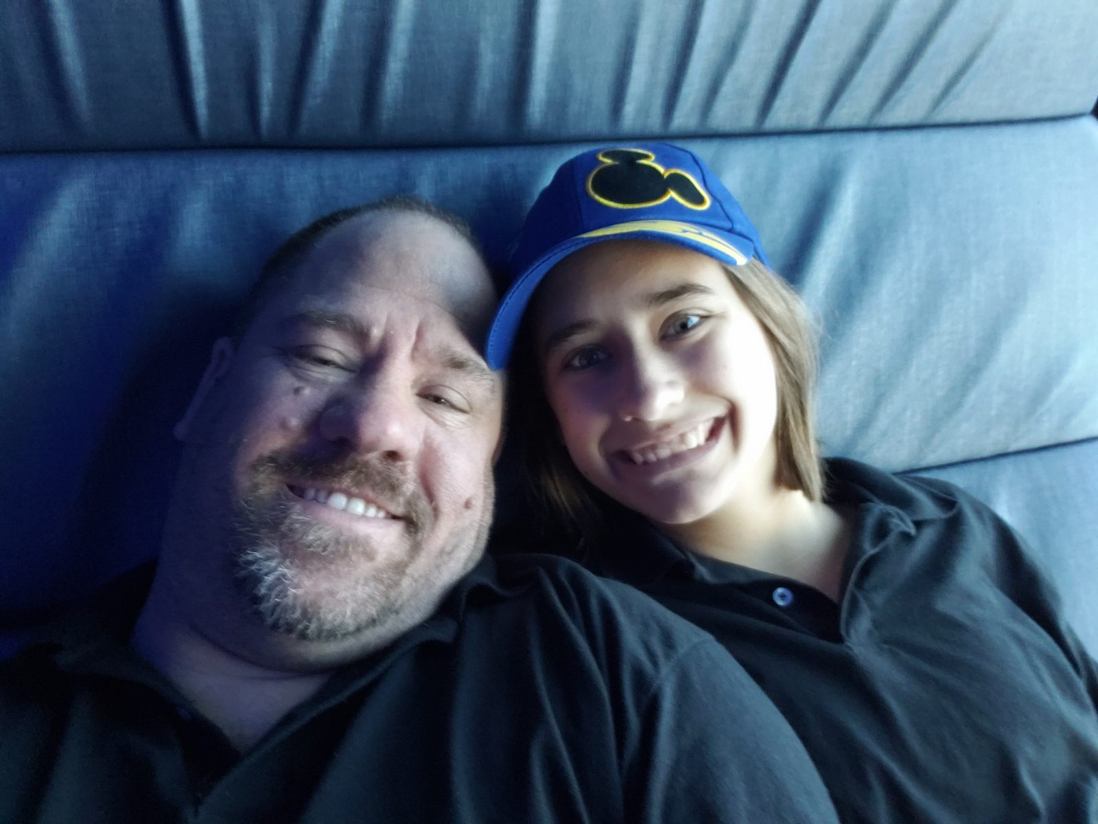 Lisa and me in the porthole lounge