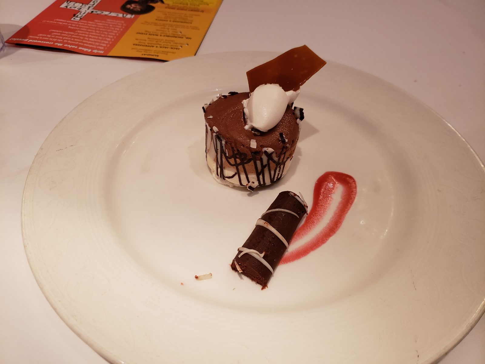 Dessert on semi-formal night