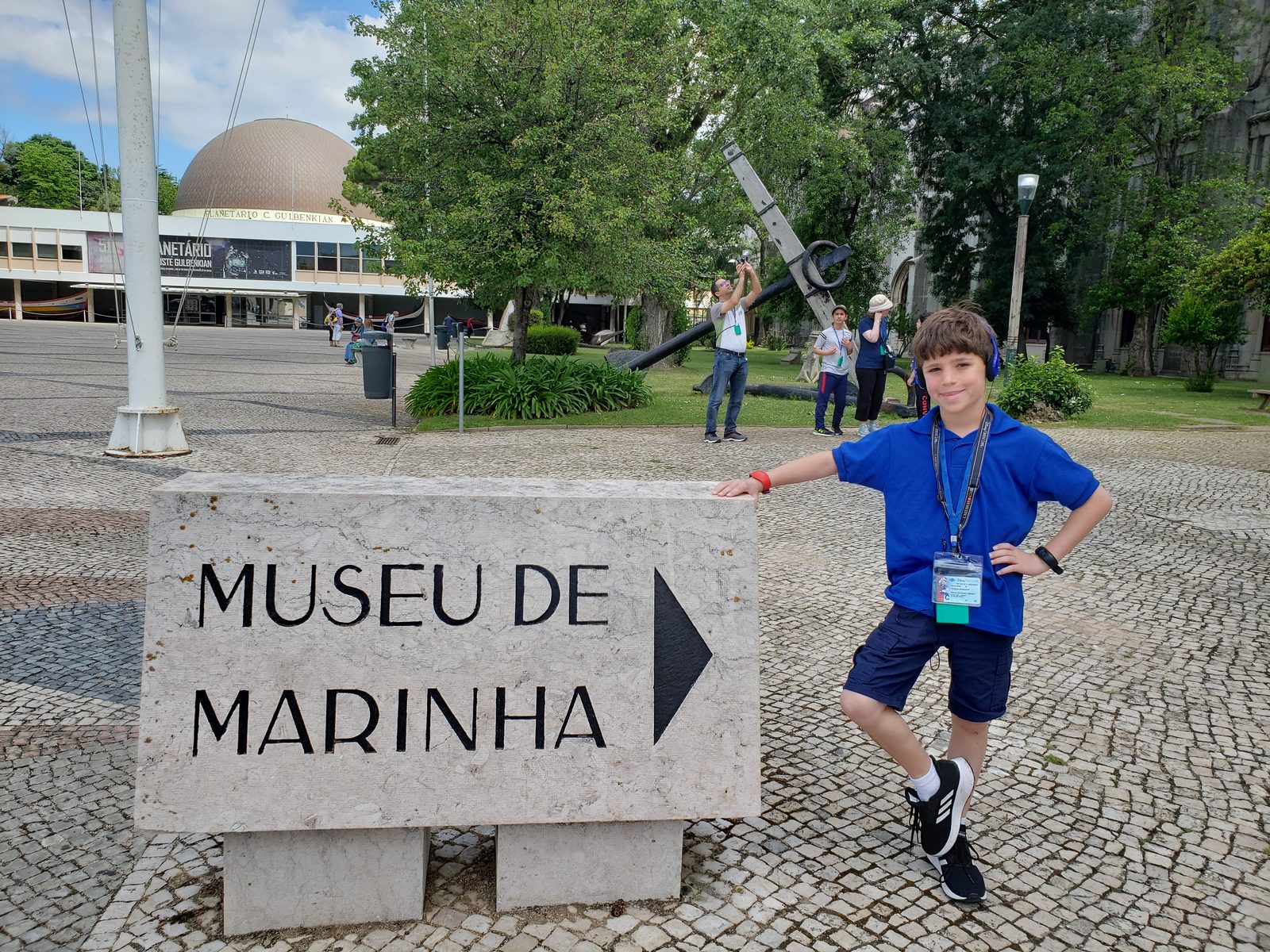 Thomas at the Maritime Museum in Lisbon