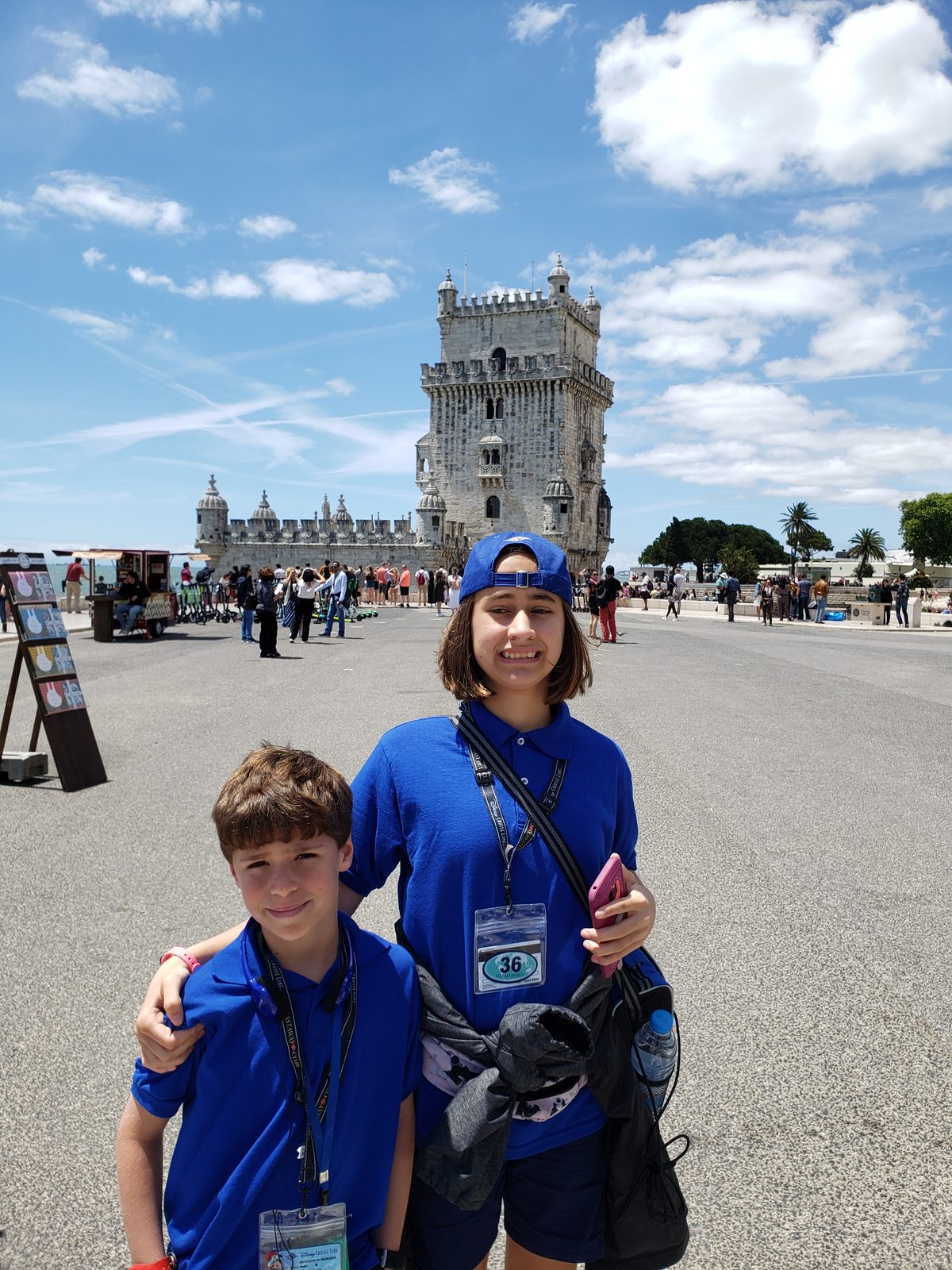 Lisa and Thomas at Belém Tower