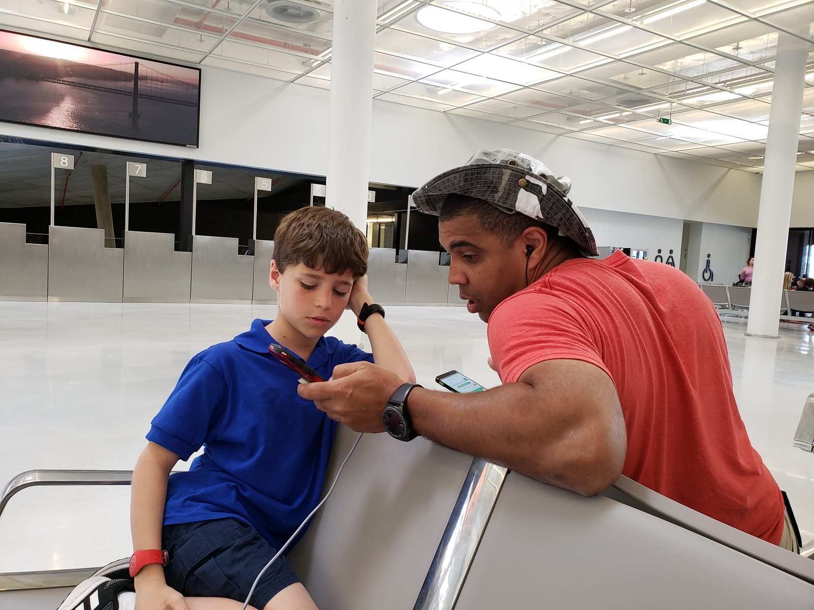 Talking Pokemon with Willie in the Lisbon terminal