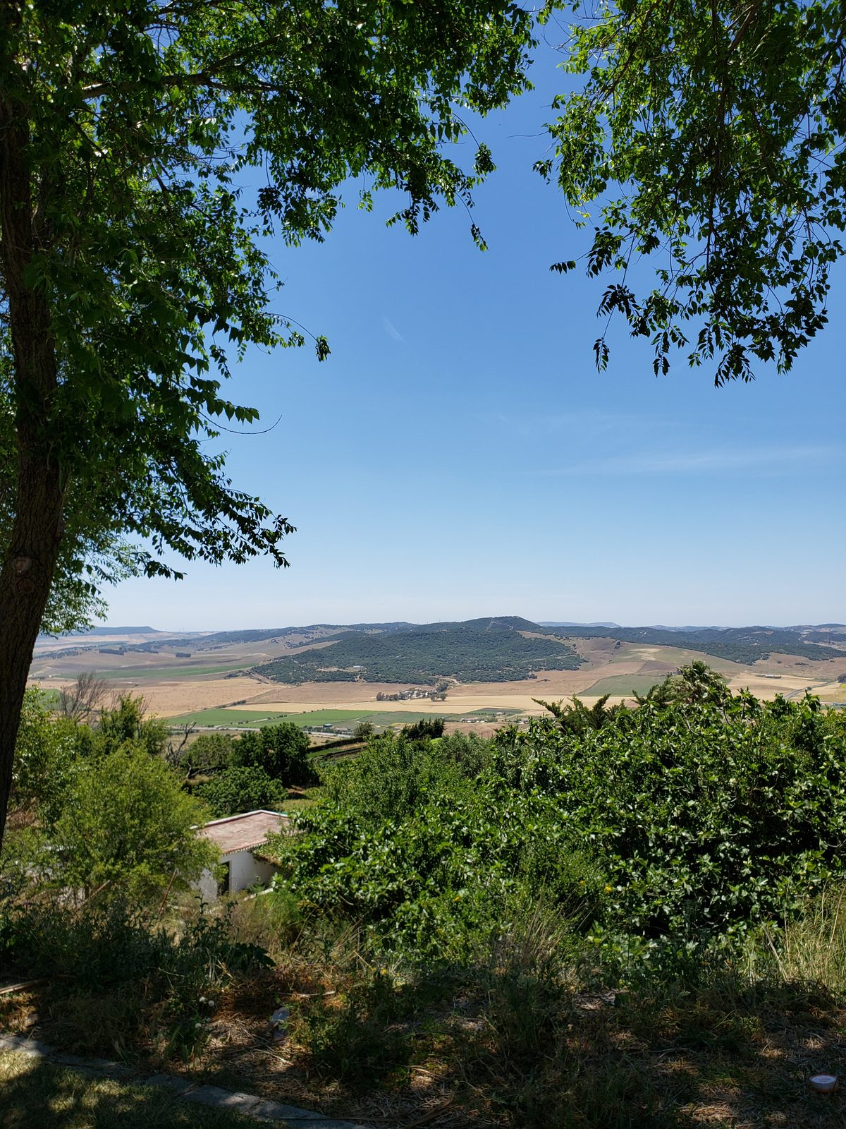 The view from the walls of Medina Sidonia