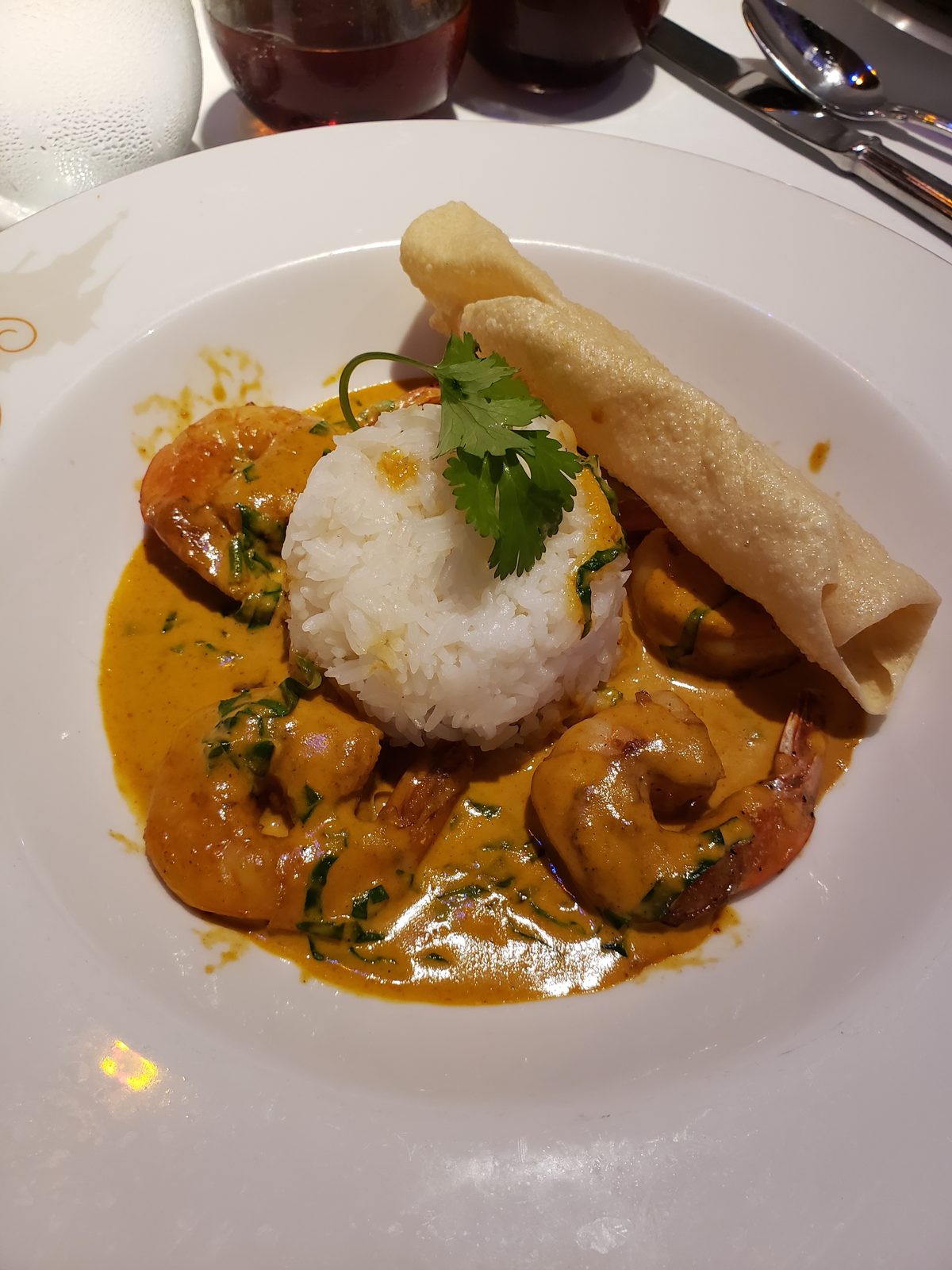 Dinner aboard on Captain's Gala night