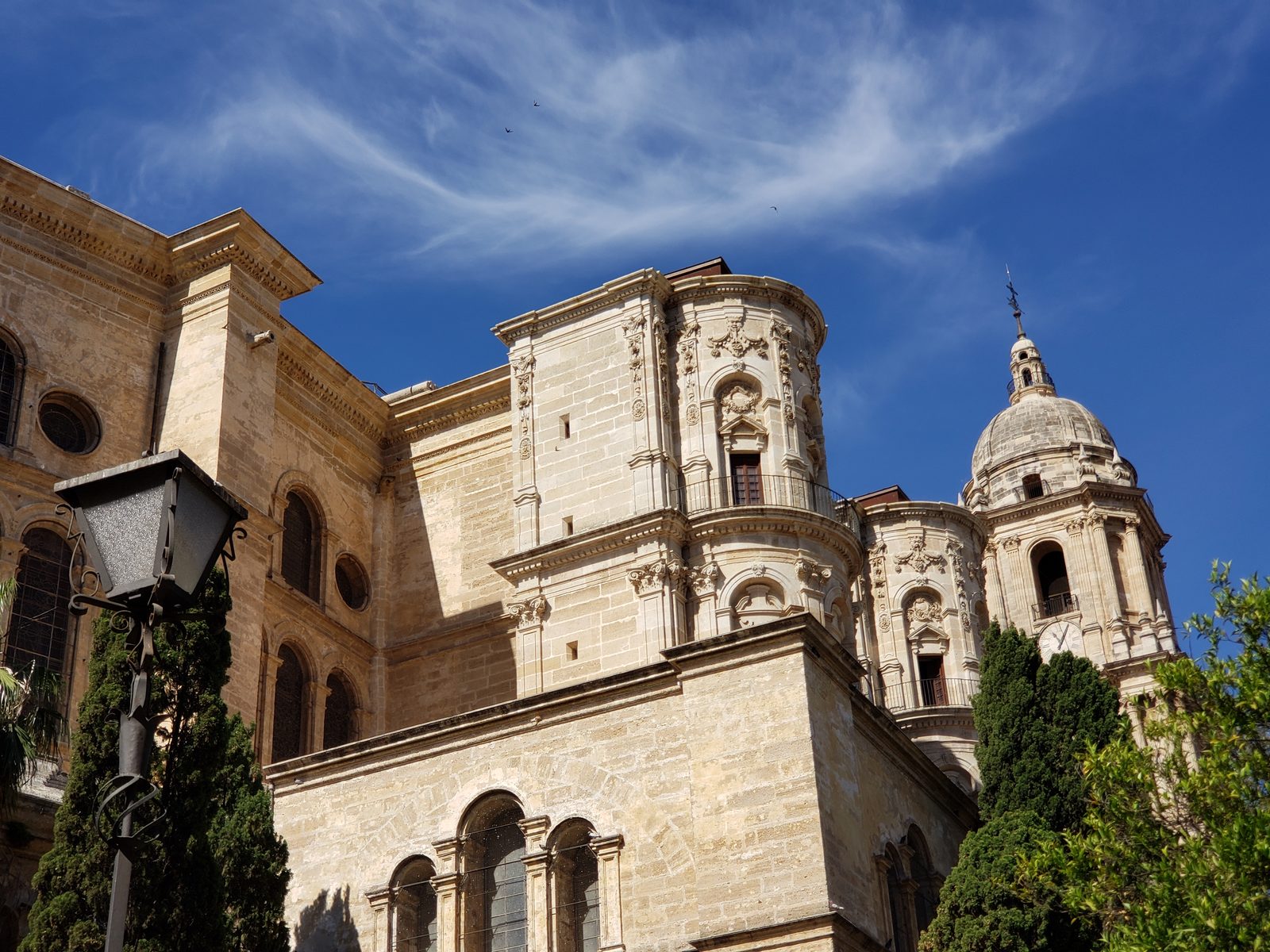 The Cathedral of Málaga's unfinished tower
