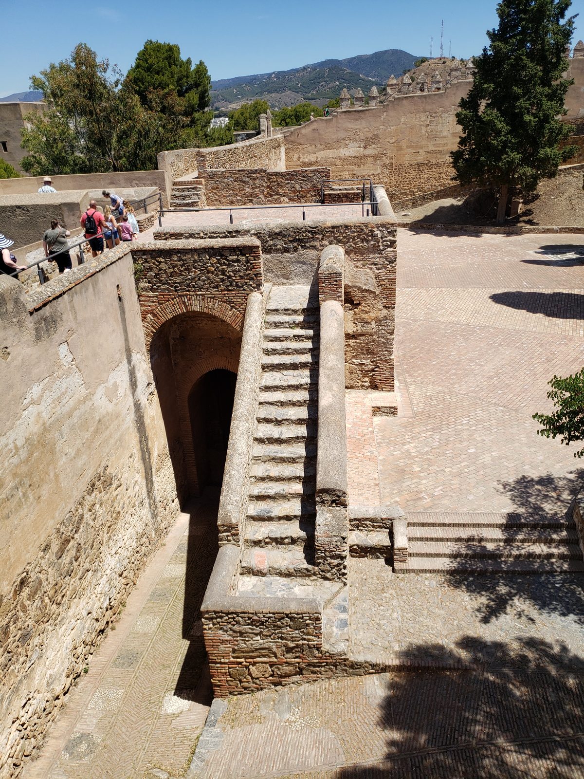 Inside the walls of Gibralfaro Castle