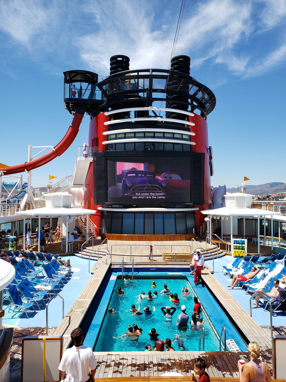 The Goofy Pool on the Disney Magic