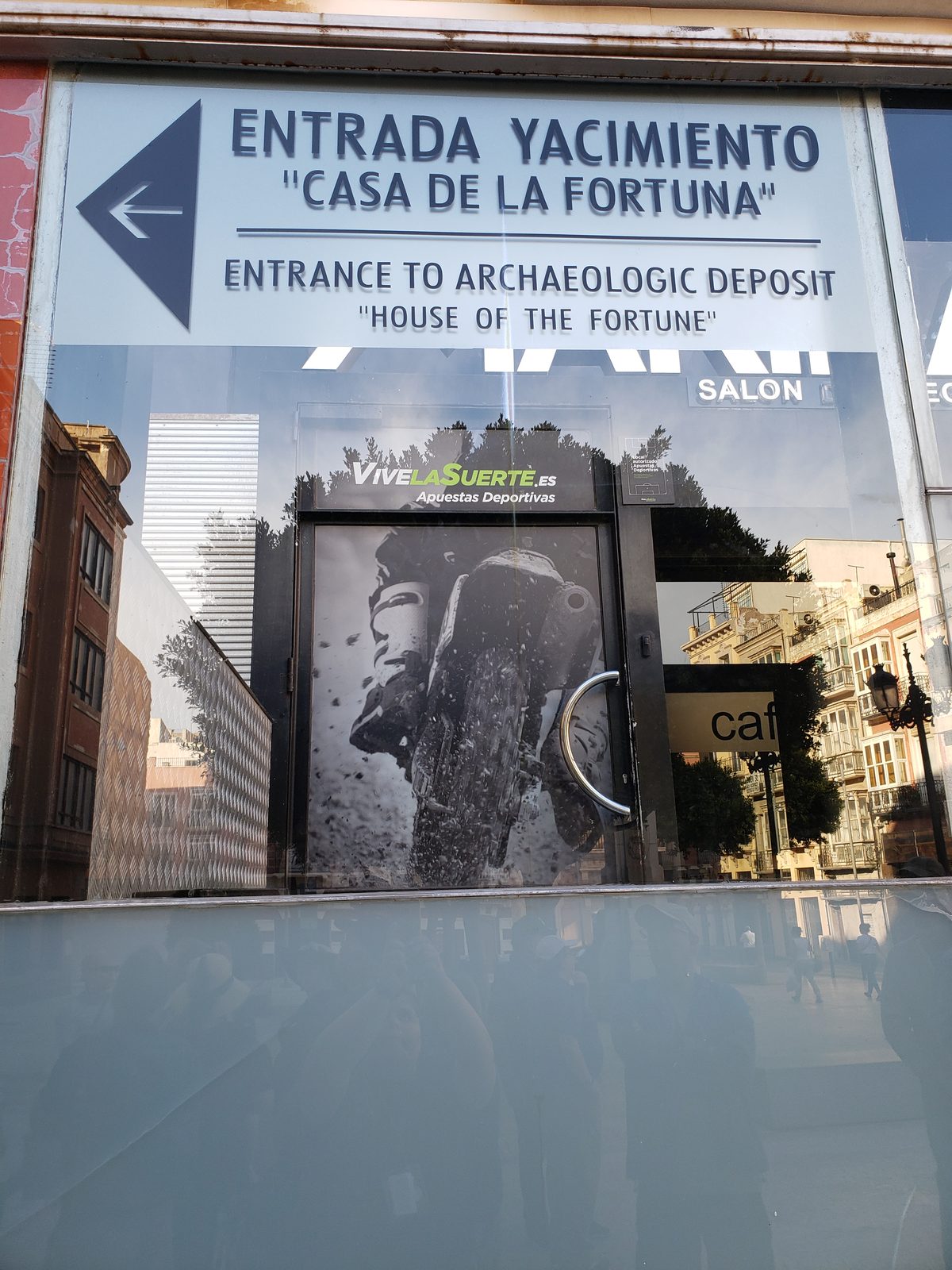 The entrance to Casa de la Fortuna