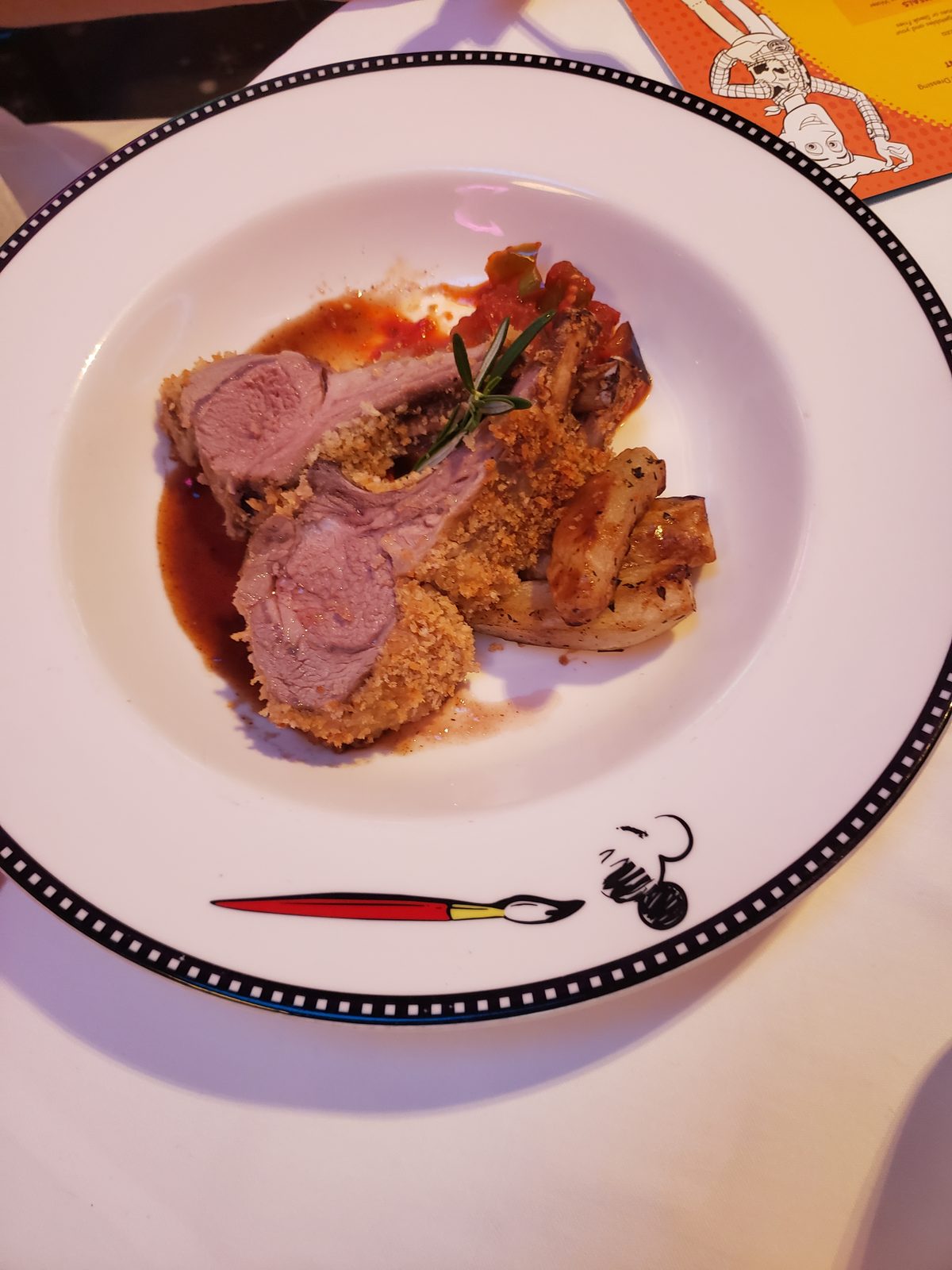 Rack of lamb for dinner