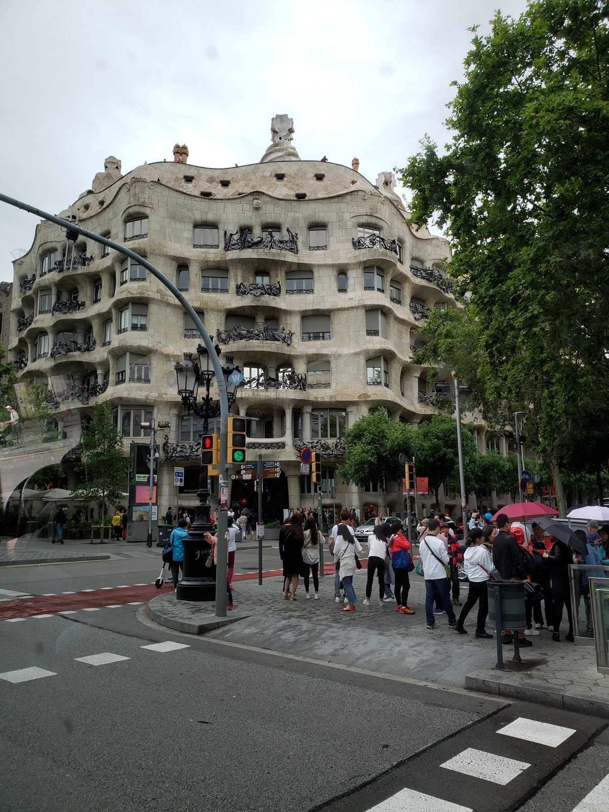 La Pedrera's wave of carved stone