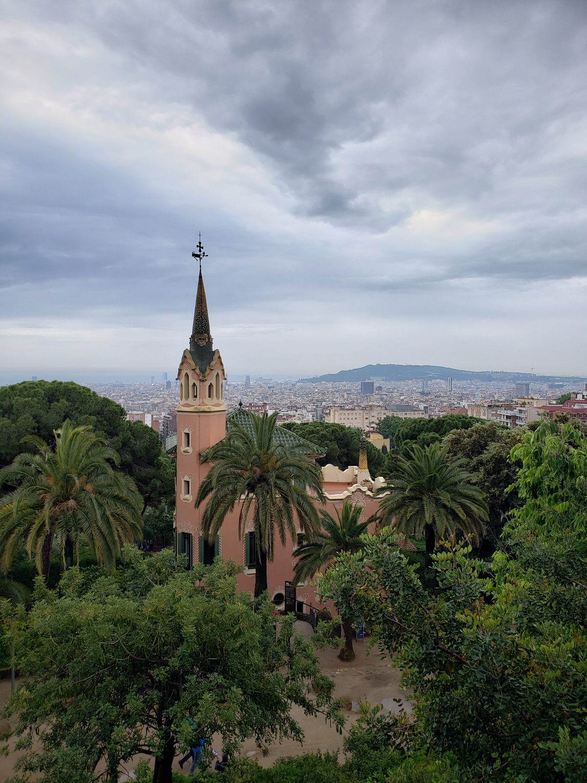 The tower above Park Güell