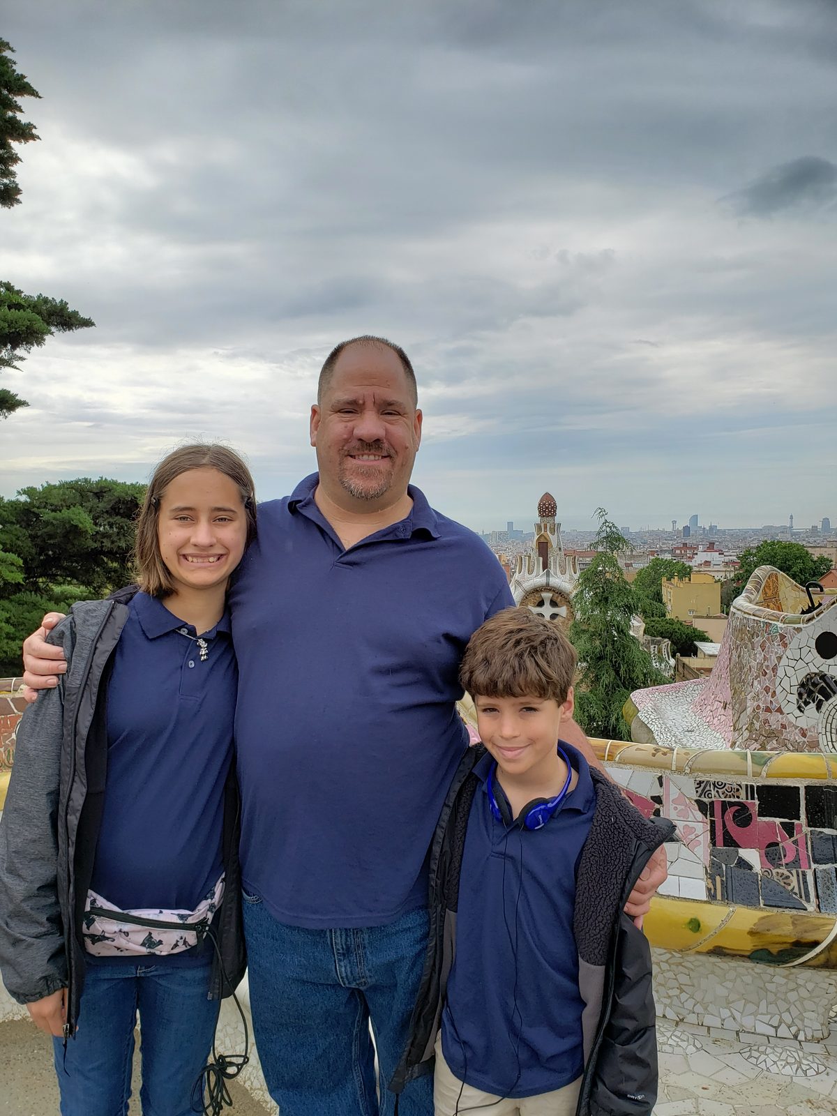 Lisa, Michael and Thomas at Park Güell