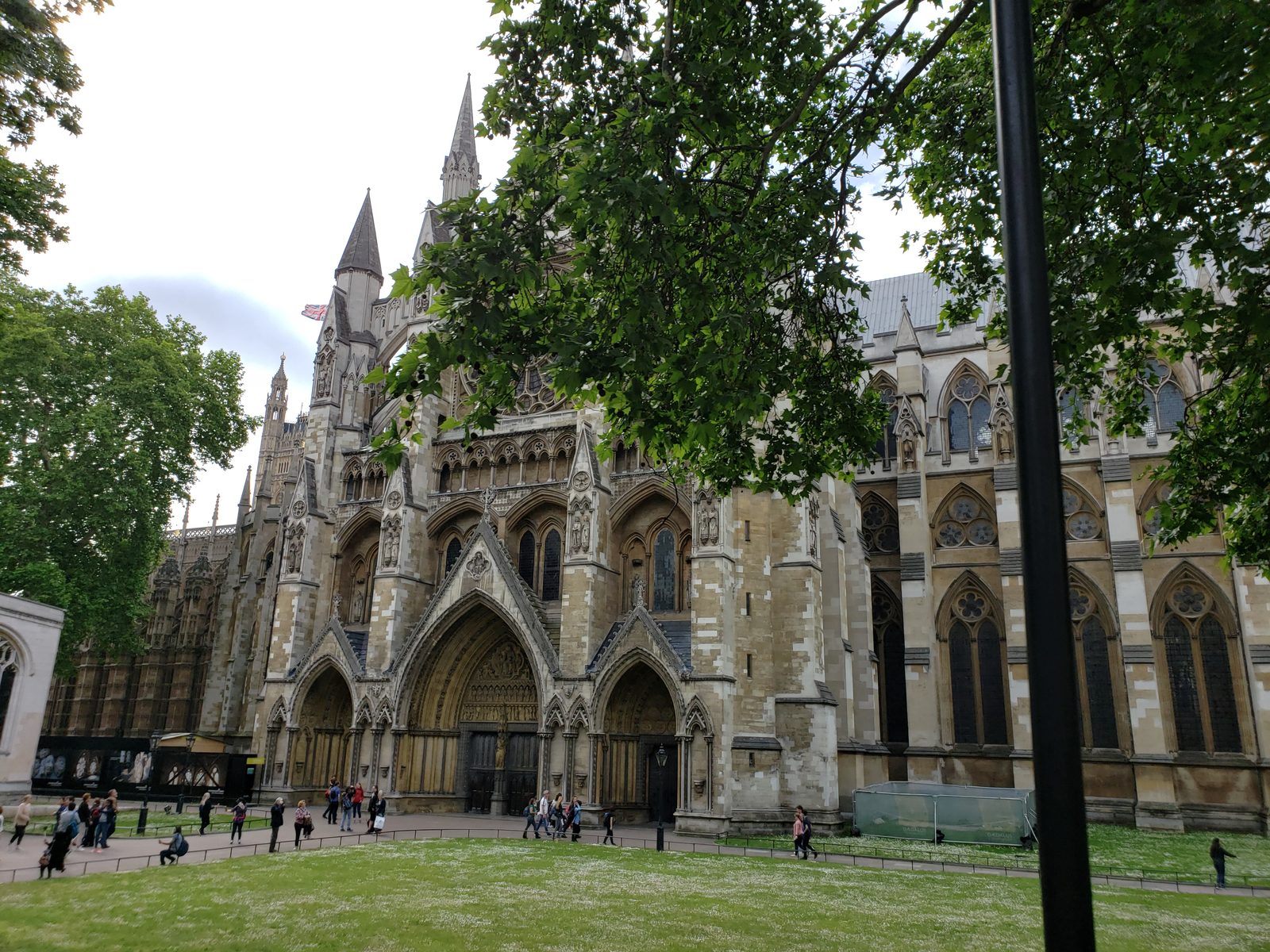 Westminster Abbey on our London bus tour