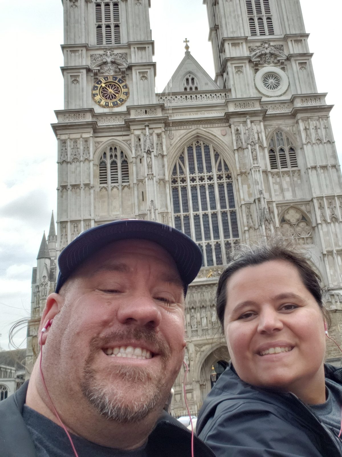Kathy and me at Westminster Abbey