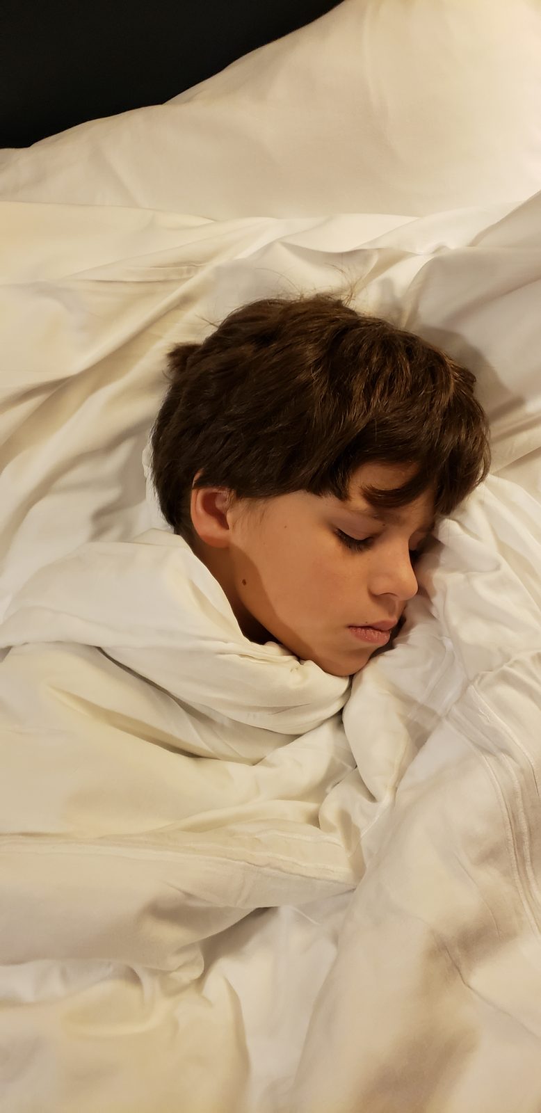 Thomas winding down for the night on the Dream