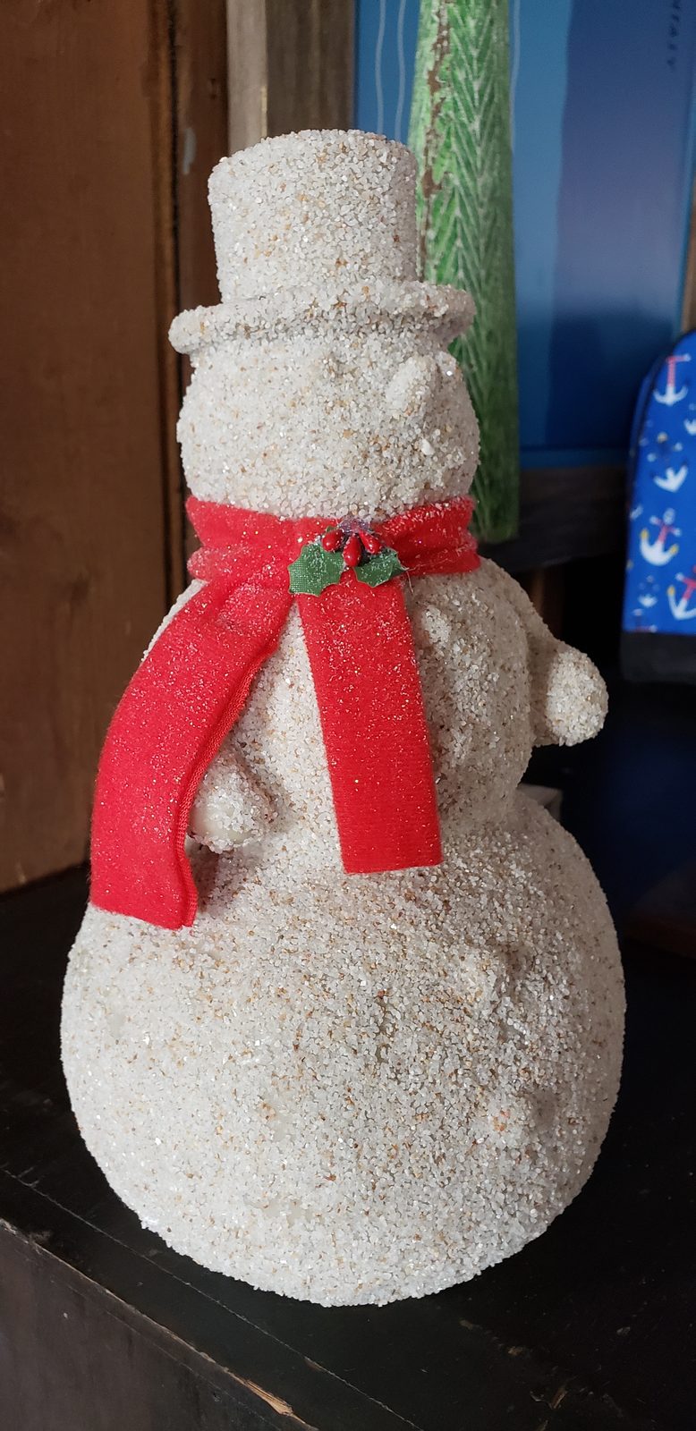 The snowman at Castaway Cay