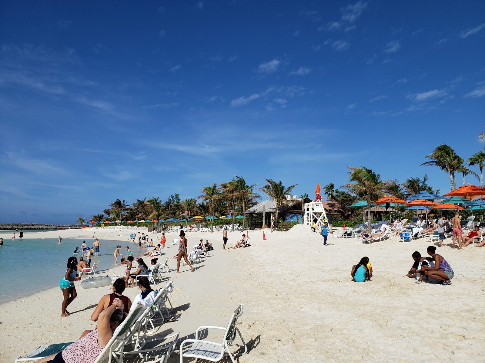 The beach at Castaway Cay