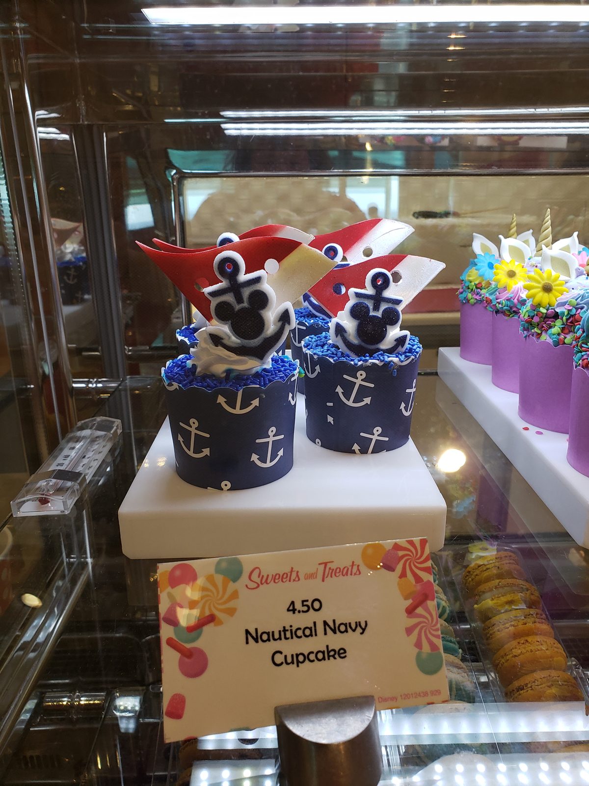 Nautical Navy cupcakes at Vanellope's Sweets and Treats