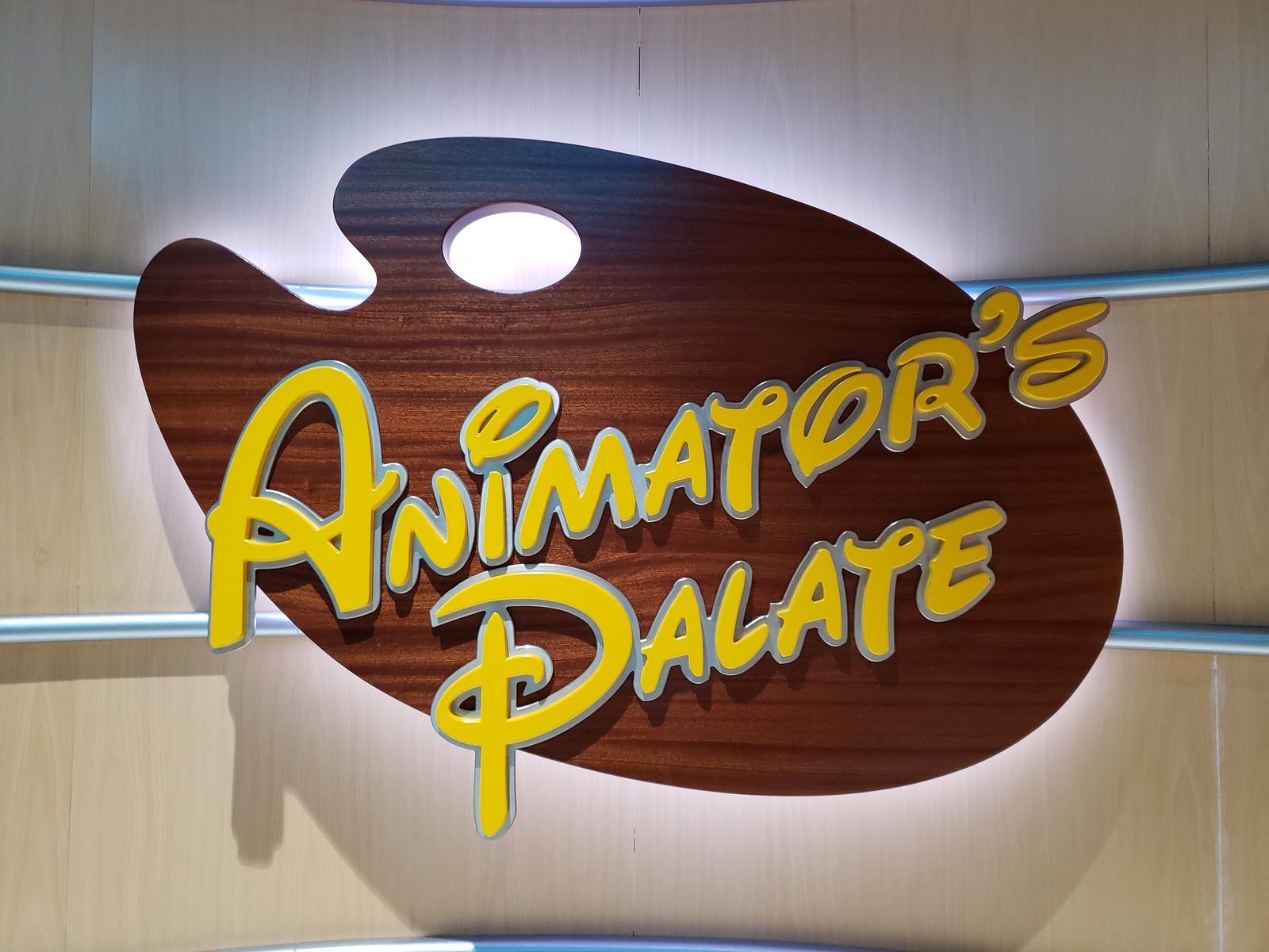 The Animator's Palate sign on Pirate Night
