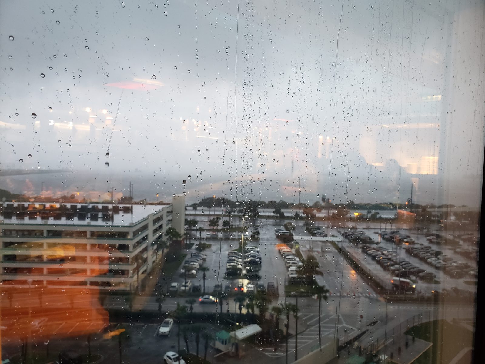 Looking out over Port Canaveral that morning