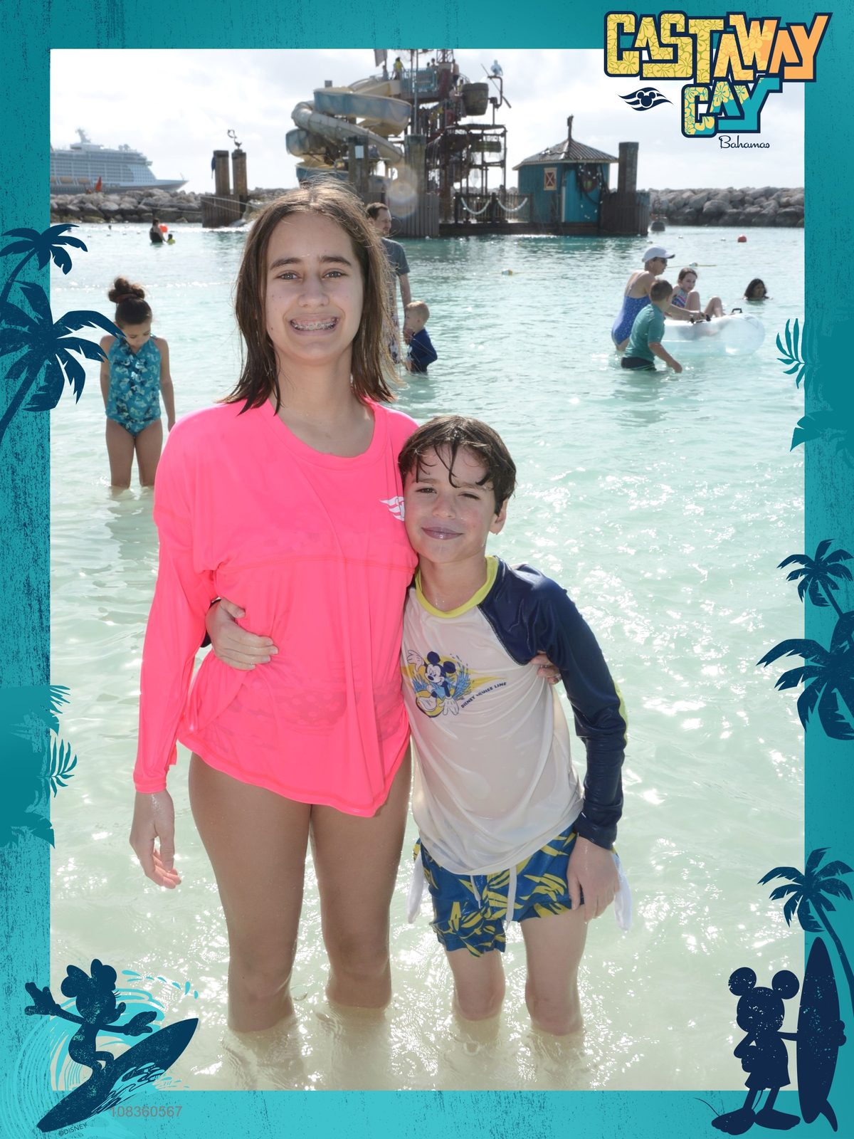 Lisa and Thomas after swimming