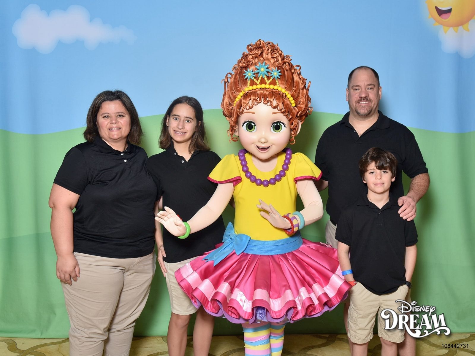 Lisa, Thomas and me meet Fancy Nancy