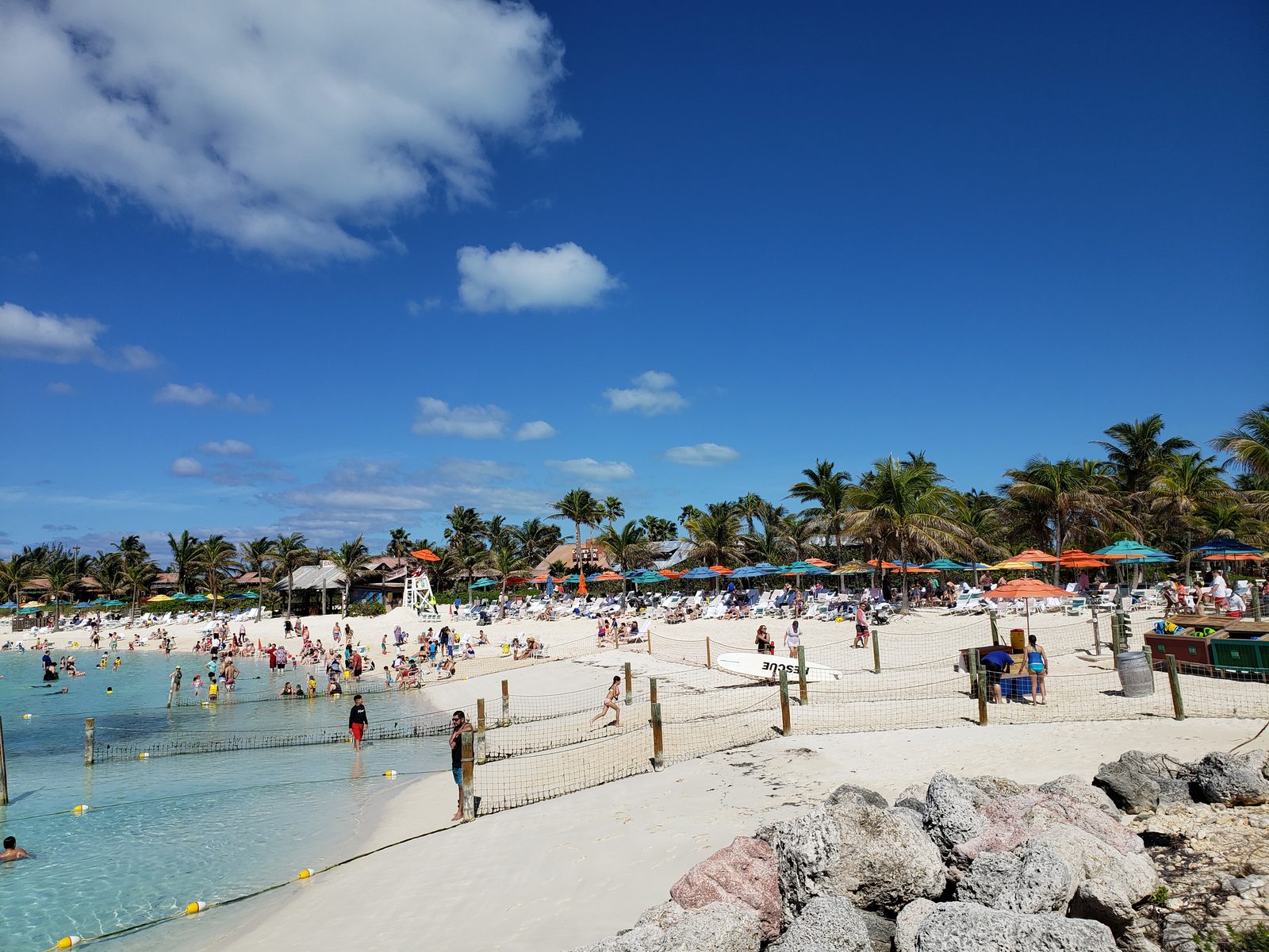 The beach at Castaway Cay