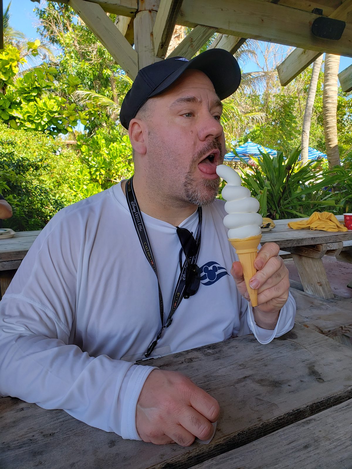 My ice cream break on the beach