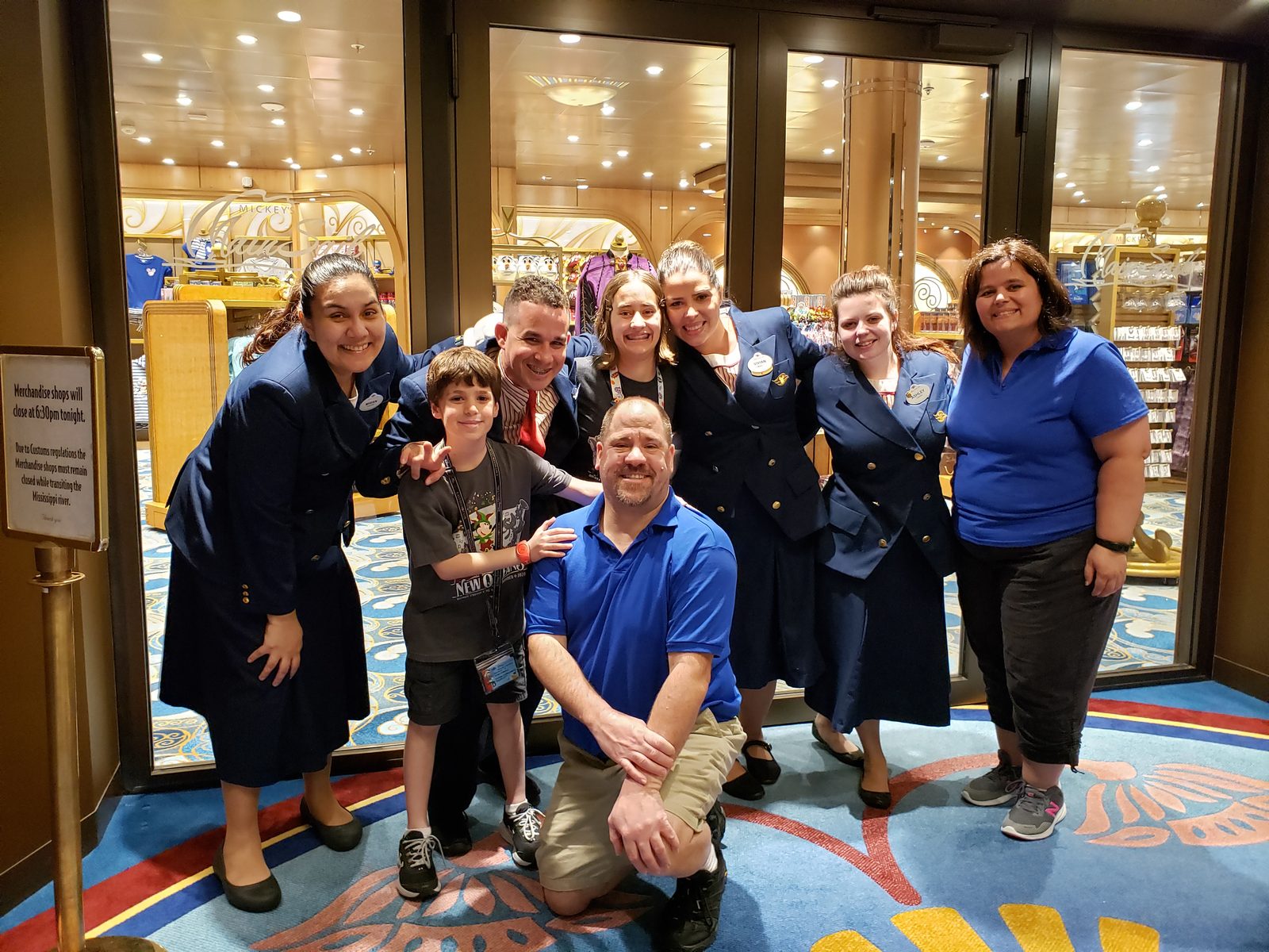 All of the Cast Members from Mickey's Mainsail who made this cruise special