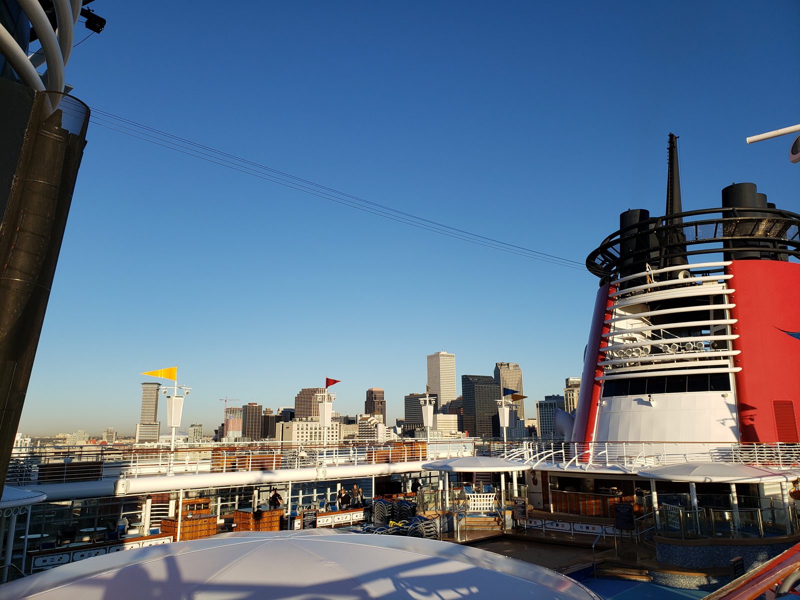 The Wonder against the New Orleans skyline
