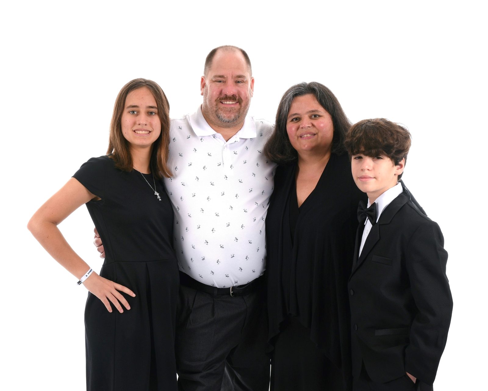 Formal night, the four of us