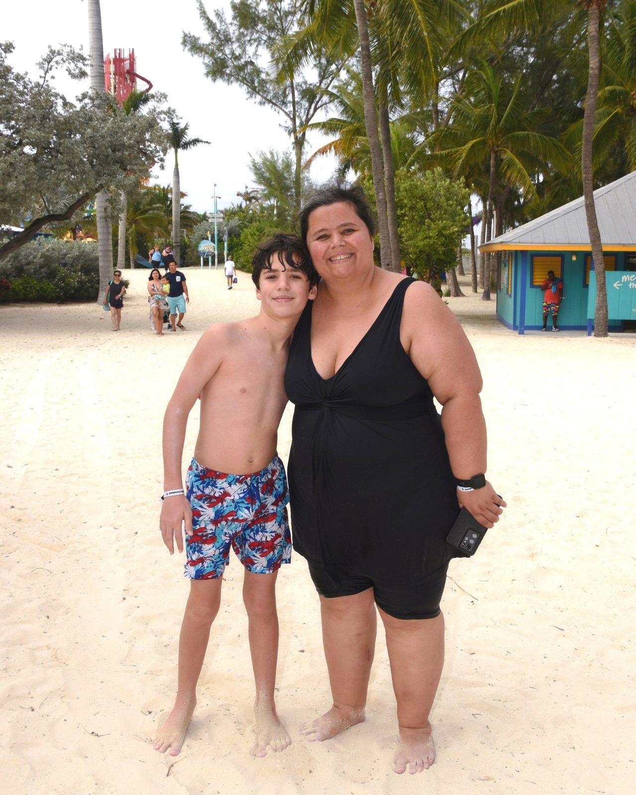 Kathy and Thomas, beach portrait