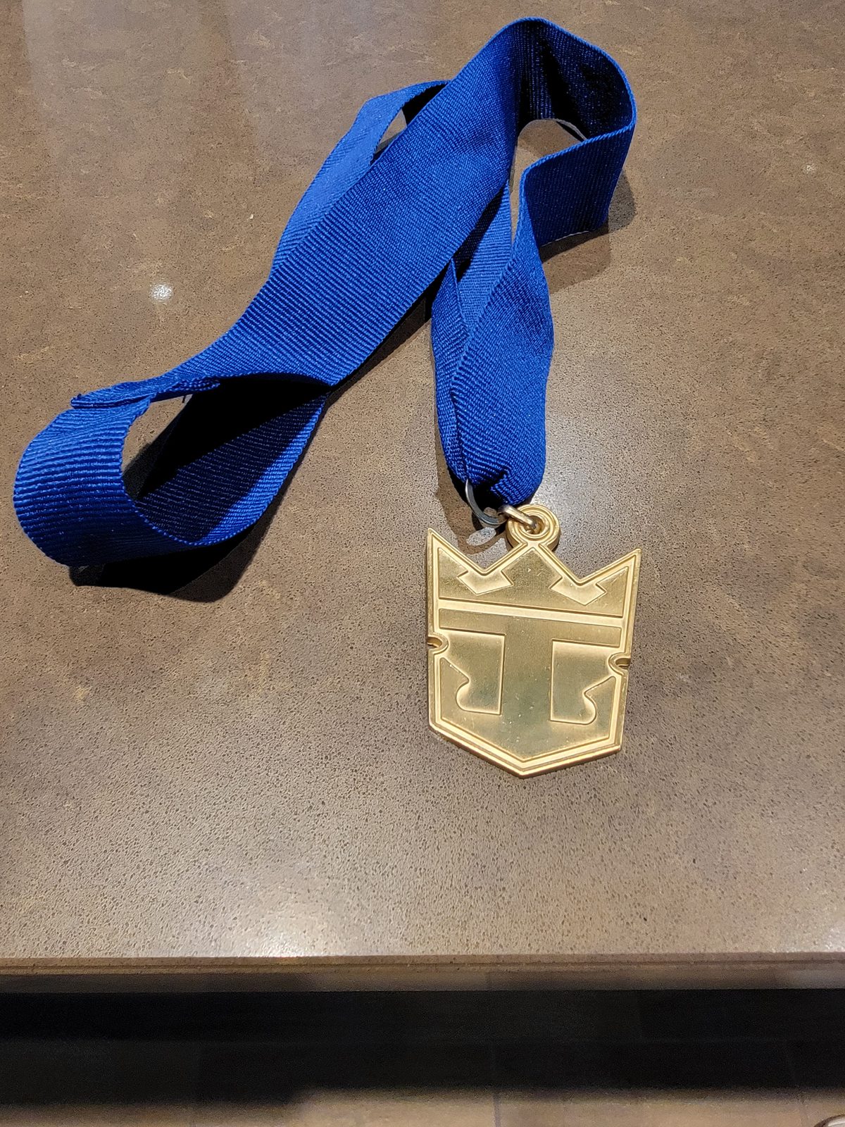 Our gold medal from the bumper cars