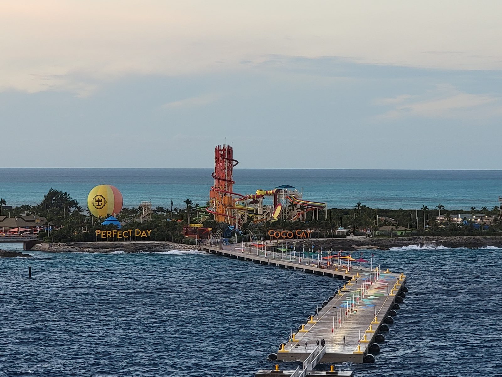 Sunrise arrival at CocoCay