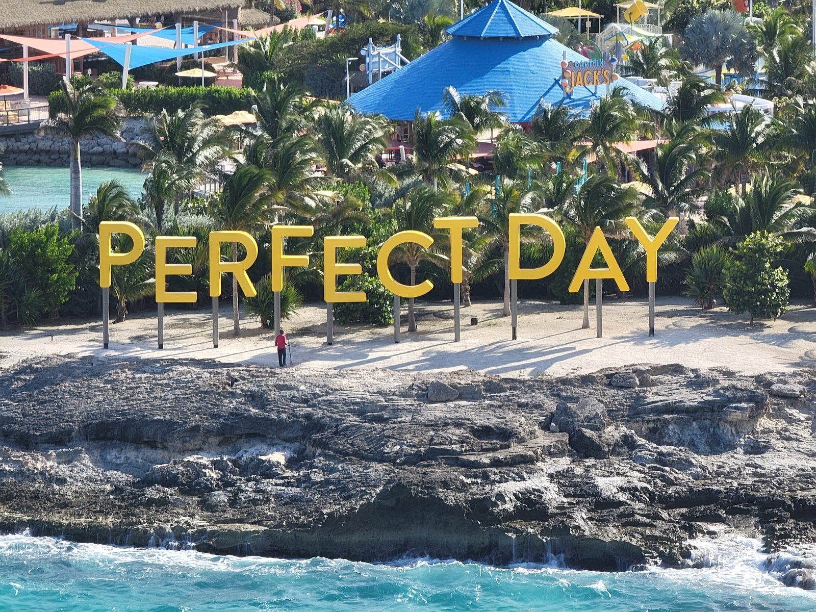 The Perfect Day letters on CocoCay
