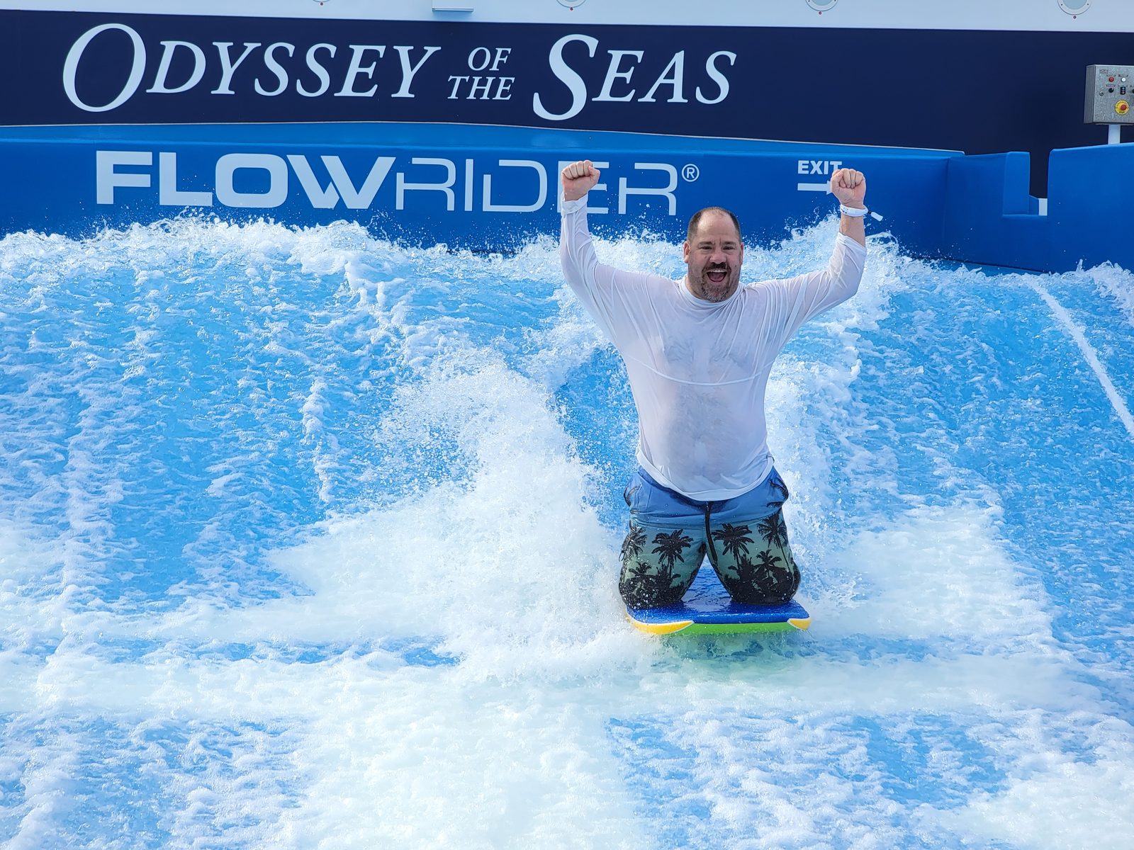 Me riding the FlowRider