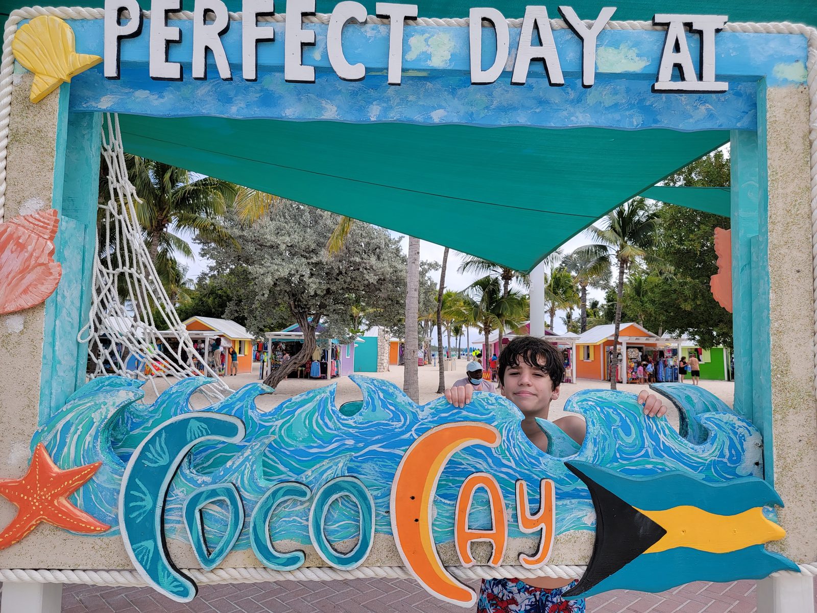 Thomas in the Perfect Day at CocoCay photo frame