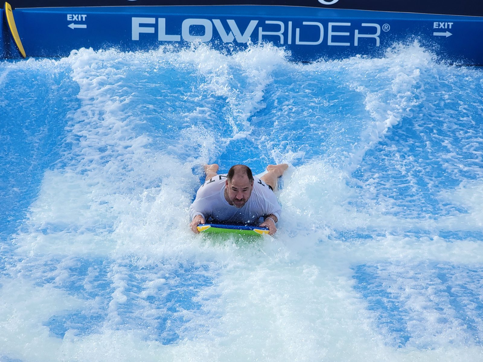 Catching a wave on the FlowRider