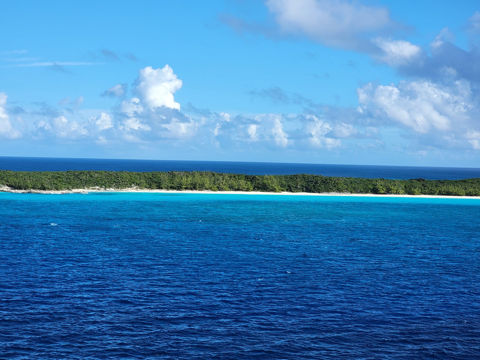 Half Moon Cay comes into view