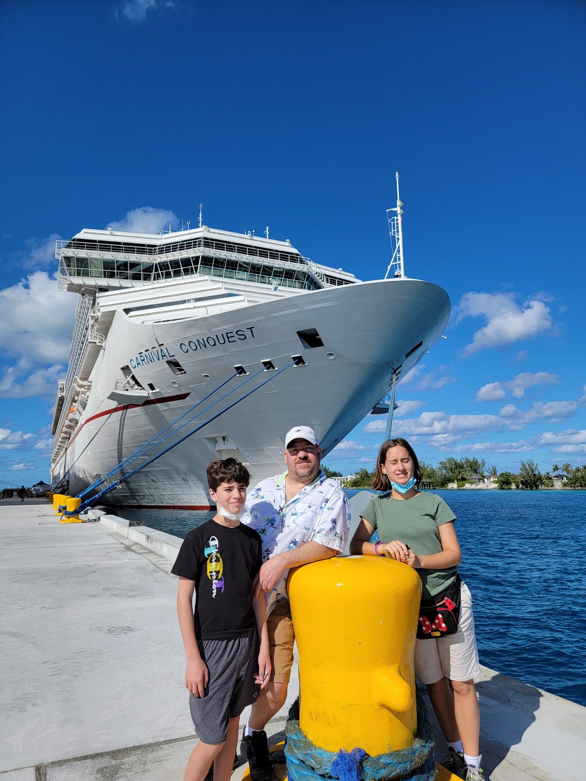 Back at the ship before reboarding