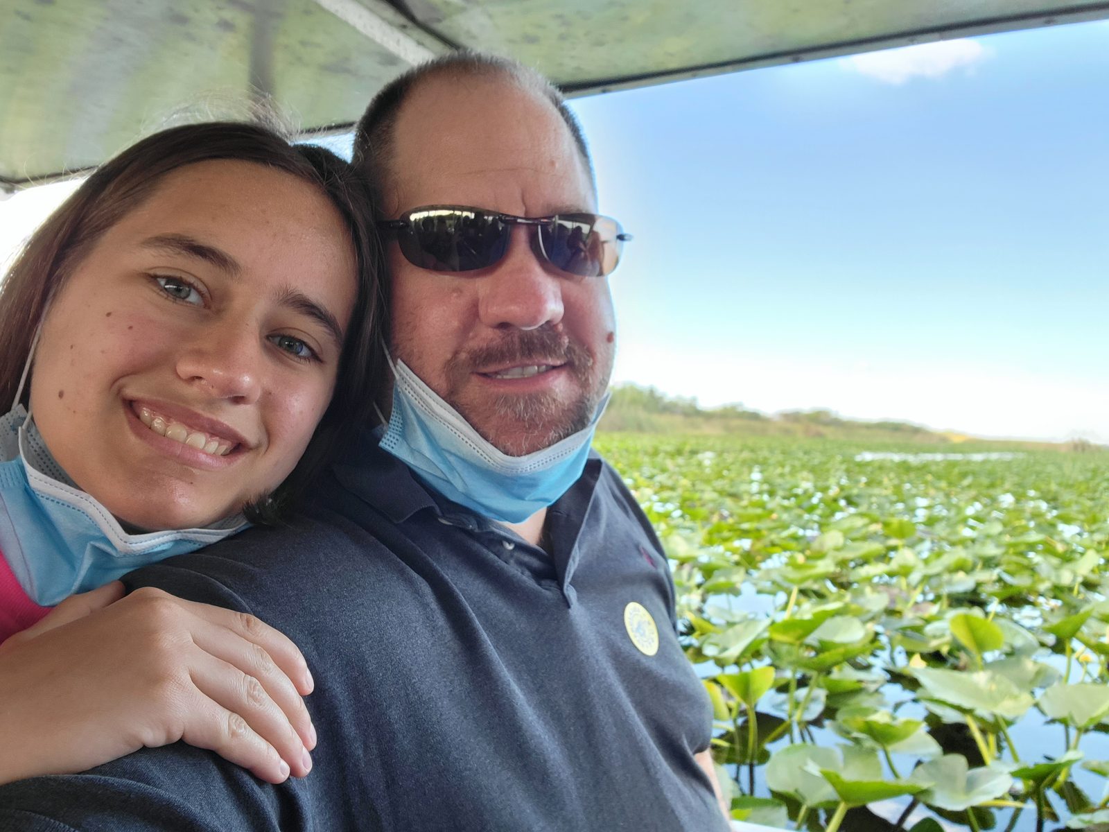Lisa and me on the airboat