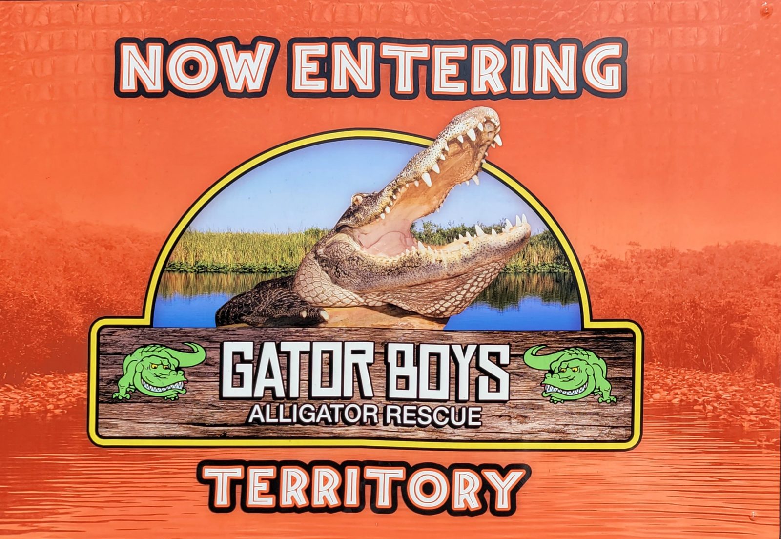 Now entering Gator Boys territory