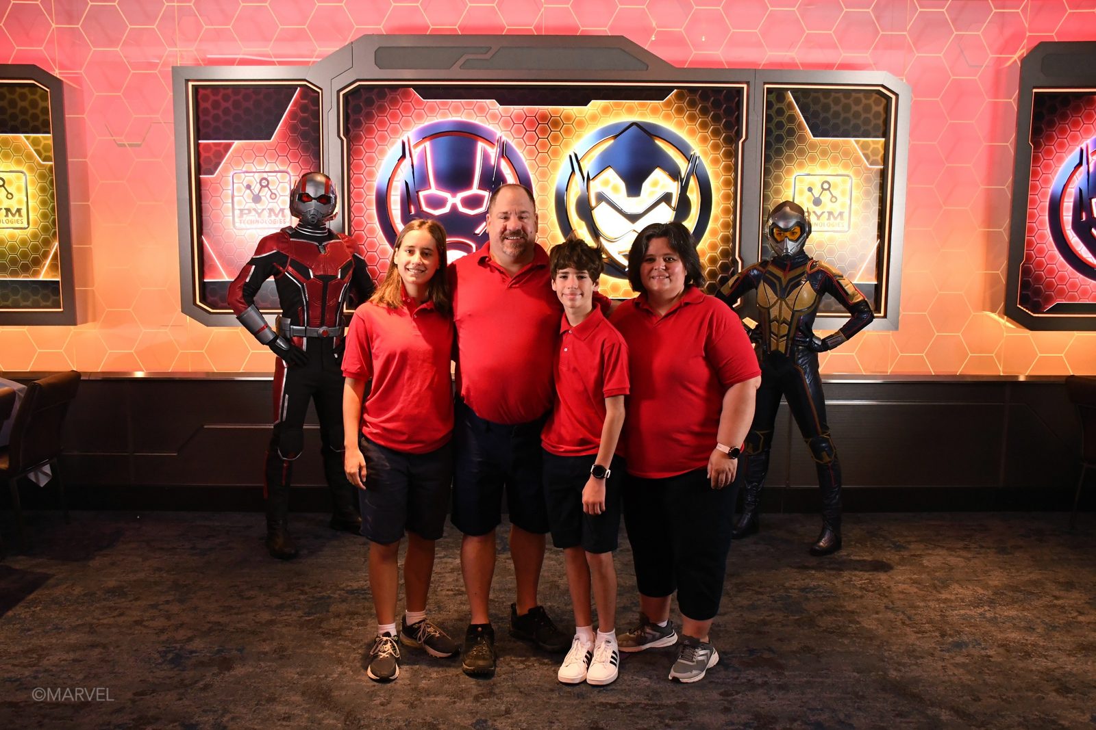 Back at the Avengers Technology Showcase with the kids