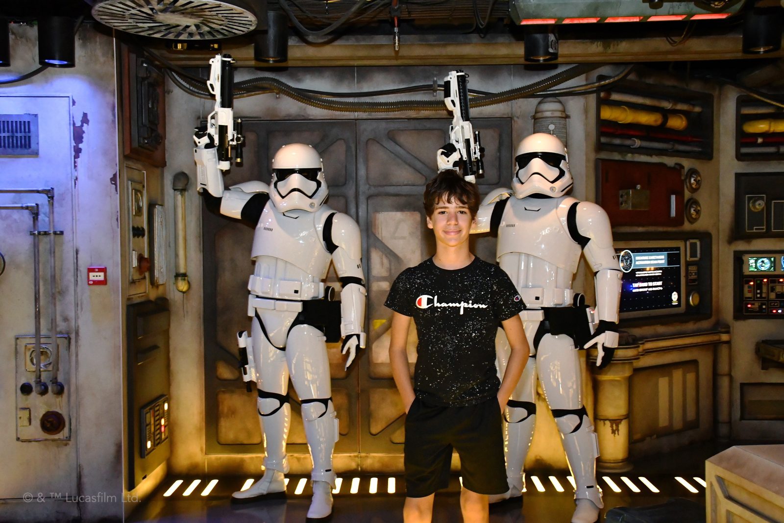 Thomas meets the Stormtroopers