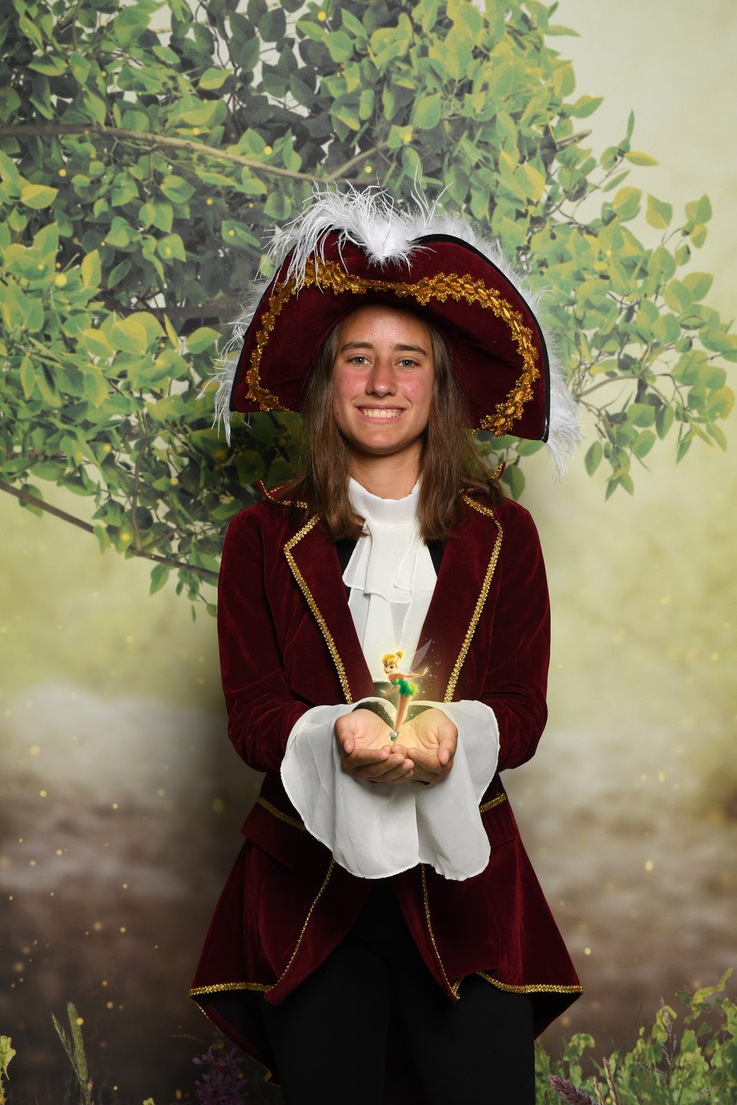 Lisa's pirate portrait on Pirate Night